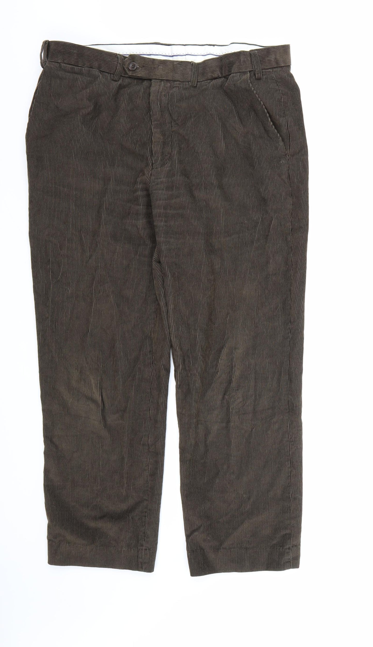 Marks and Spencer Mens Brown  Corduroy Trousers   L29 in