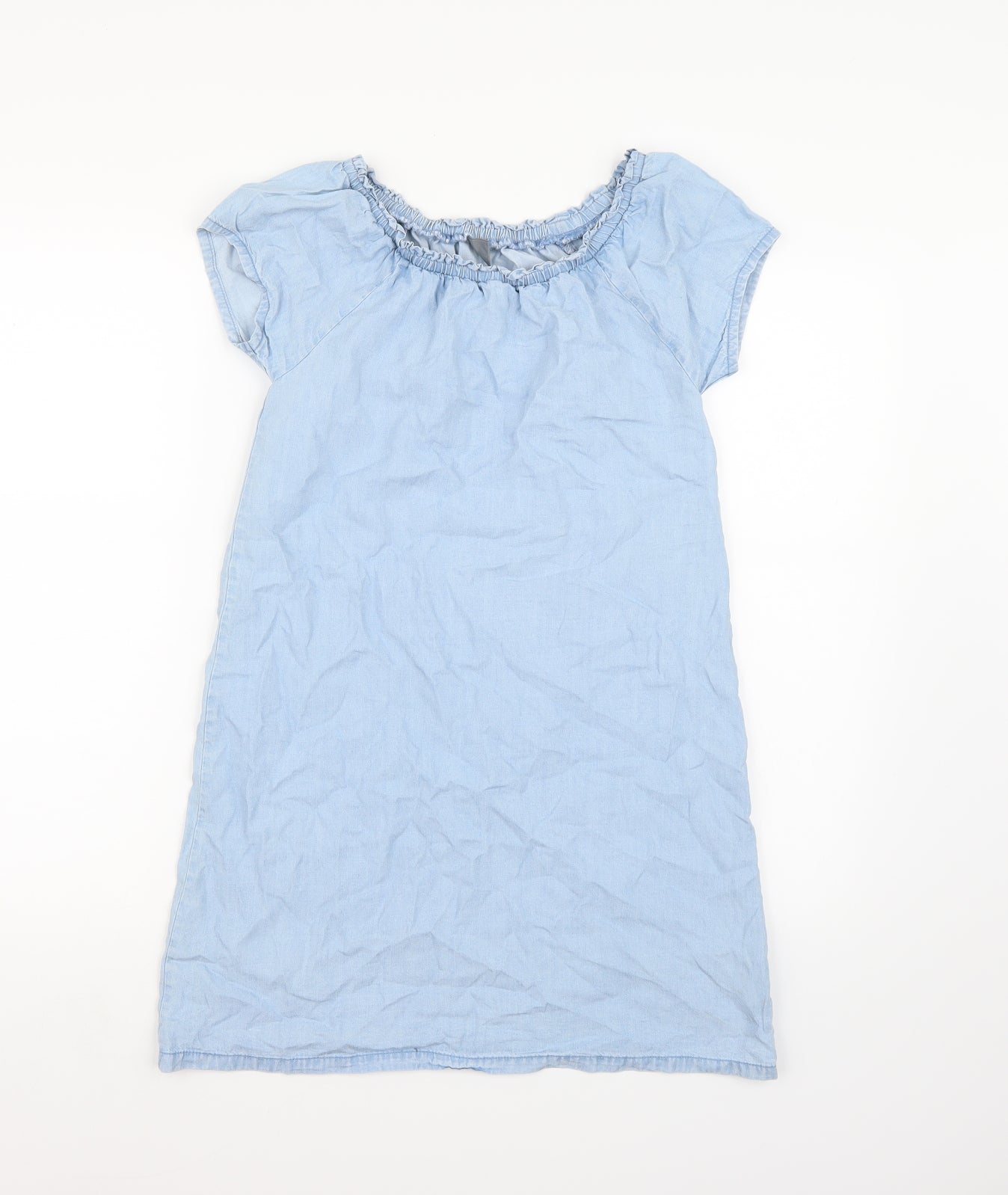 NEXT Girls Blue  Denim T-Shirt Dress  Size 11 Years