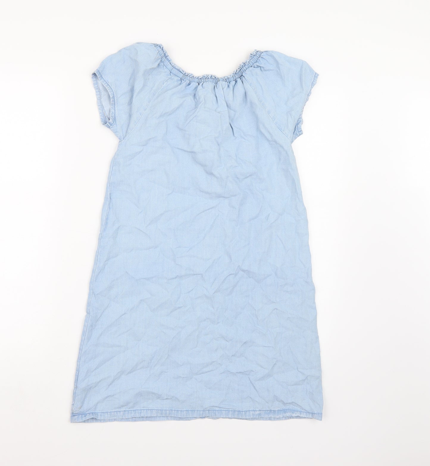 NEXT Girls Blue  Denim T-Shirt Dress  Size 11 Years