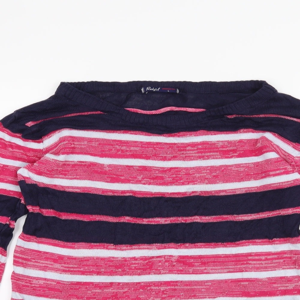redgirl Womens Pink   Pullover Jumper Size L