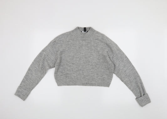 New Look Girls Grey   Pullover Jumper Size 12-13 Years