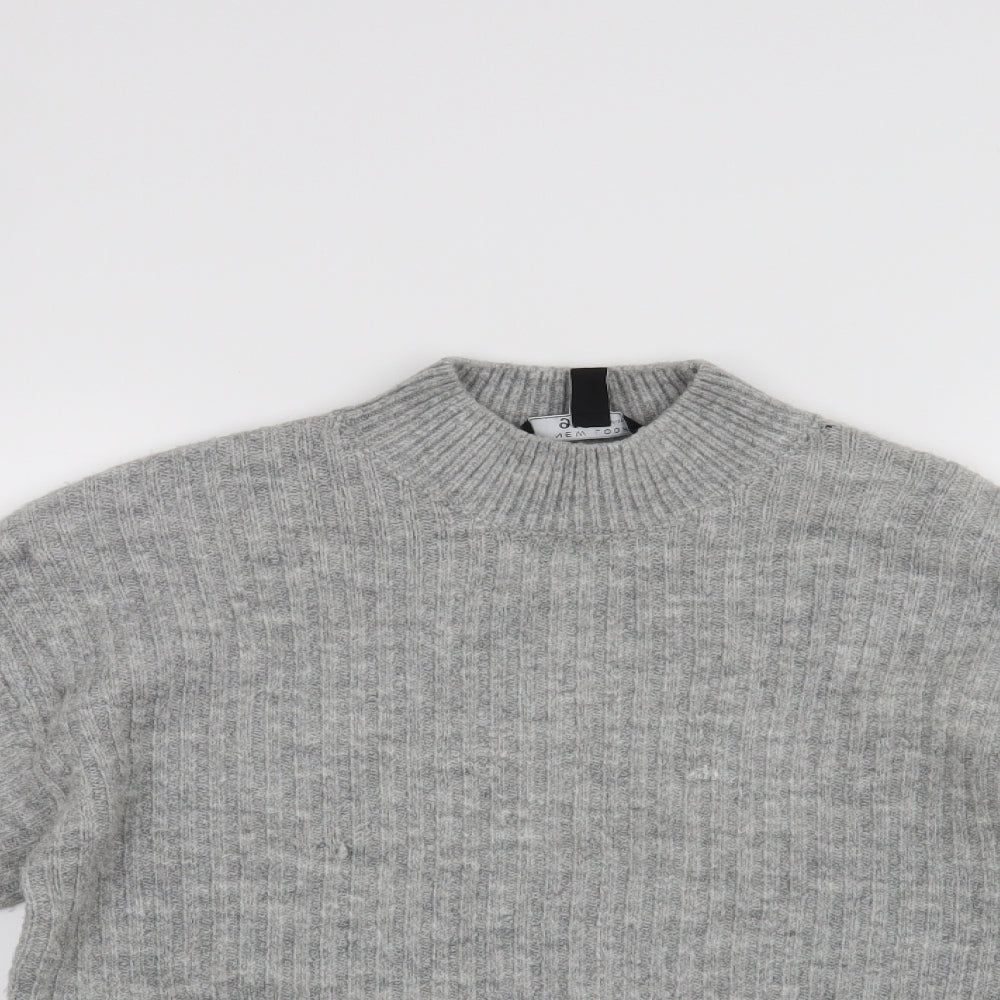 New Look Girls Grey   Pullover Jumper Size 12-13 Years