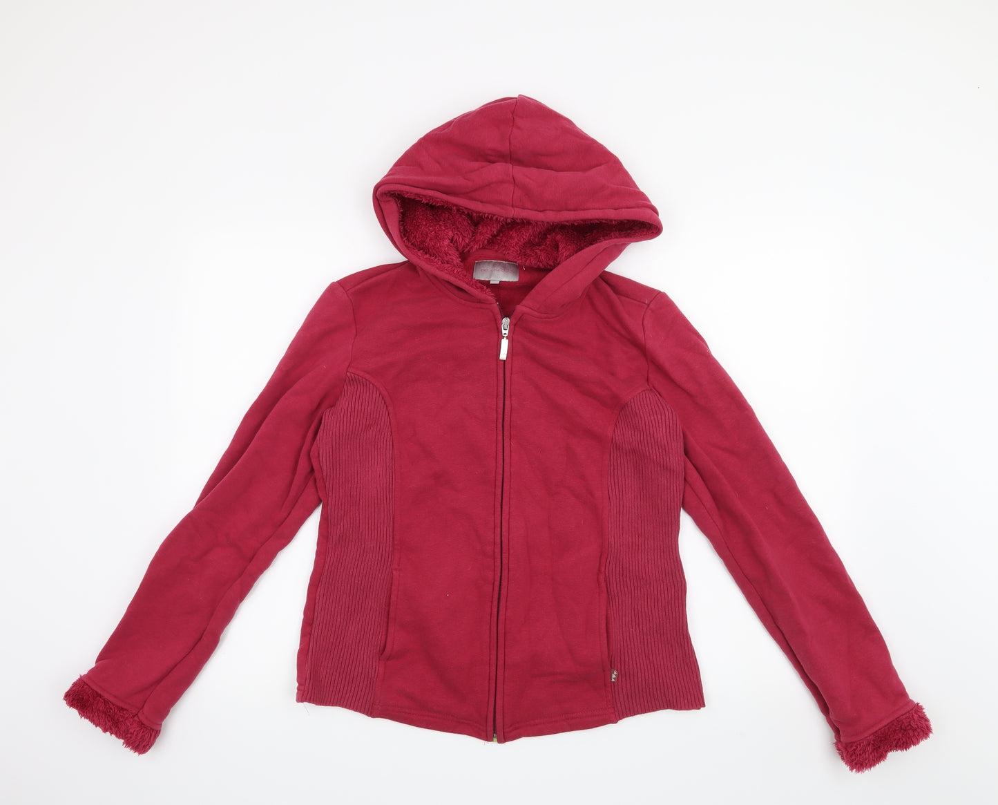 Per Una Womens Pink   Full Zip Hoodie Size M