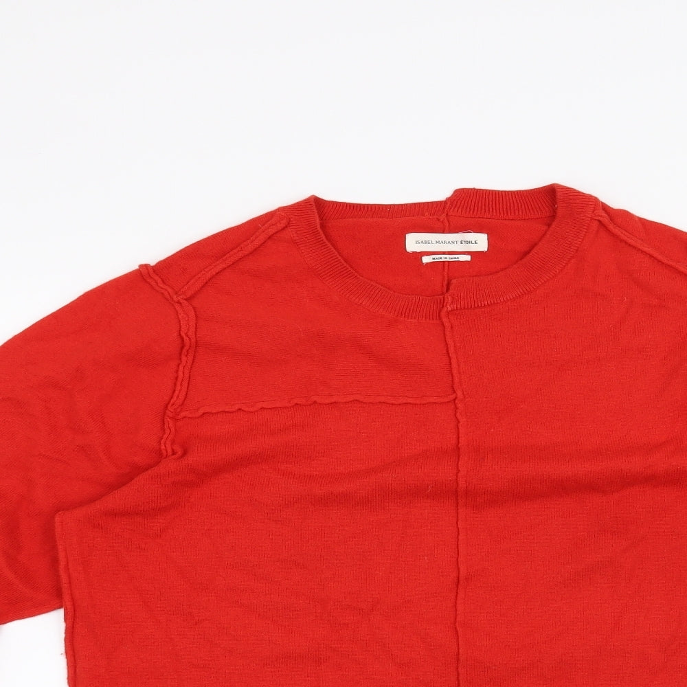 Isabel Marant Étoile Womens Red   Pullover Jumper Size 10