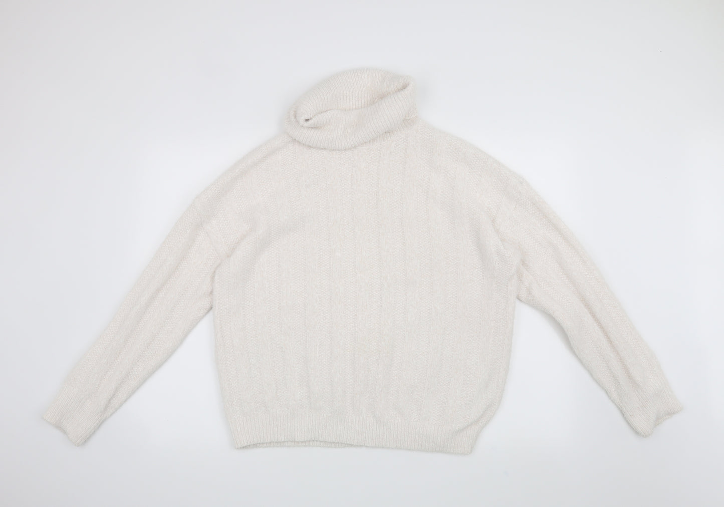 F&F Womens White   Pullover Jumper Size 12