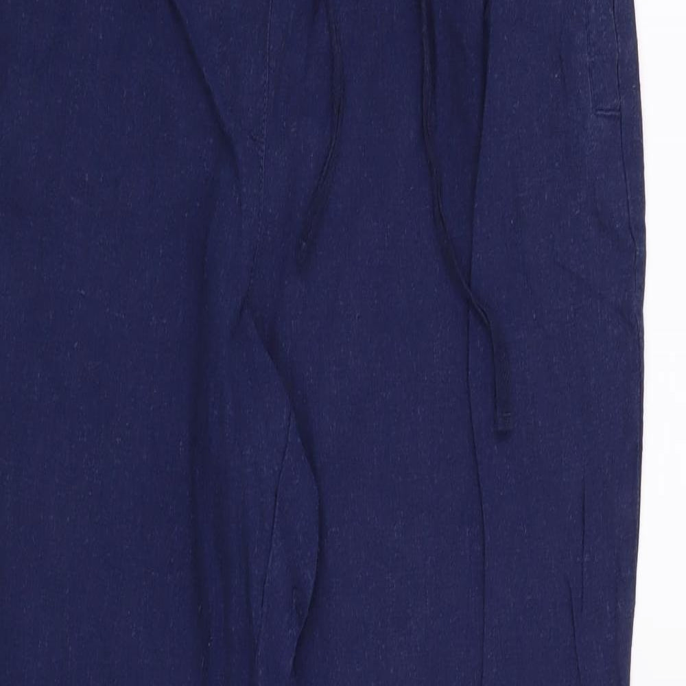 Dorothy Perkins Womens Blue   Trousers  Size 12 L26 in