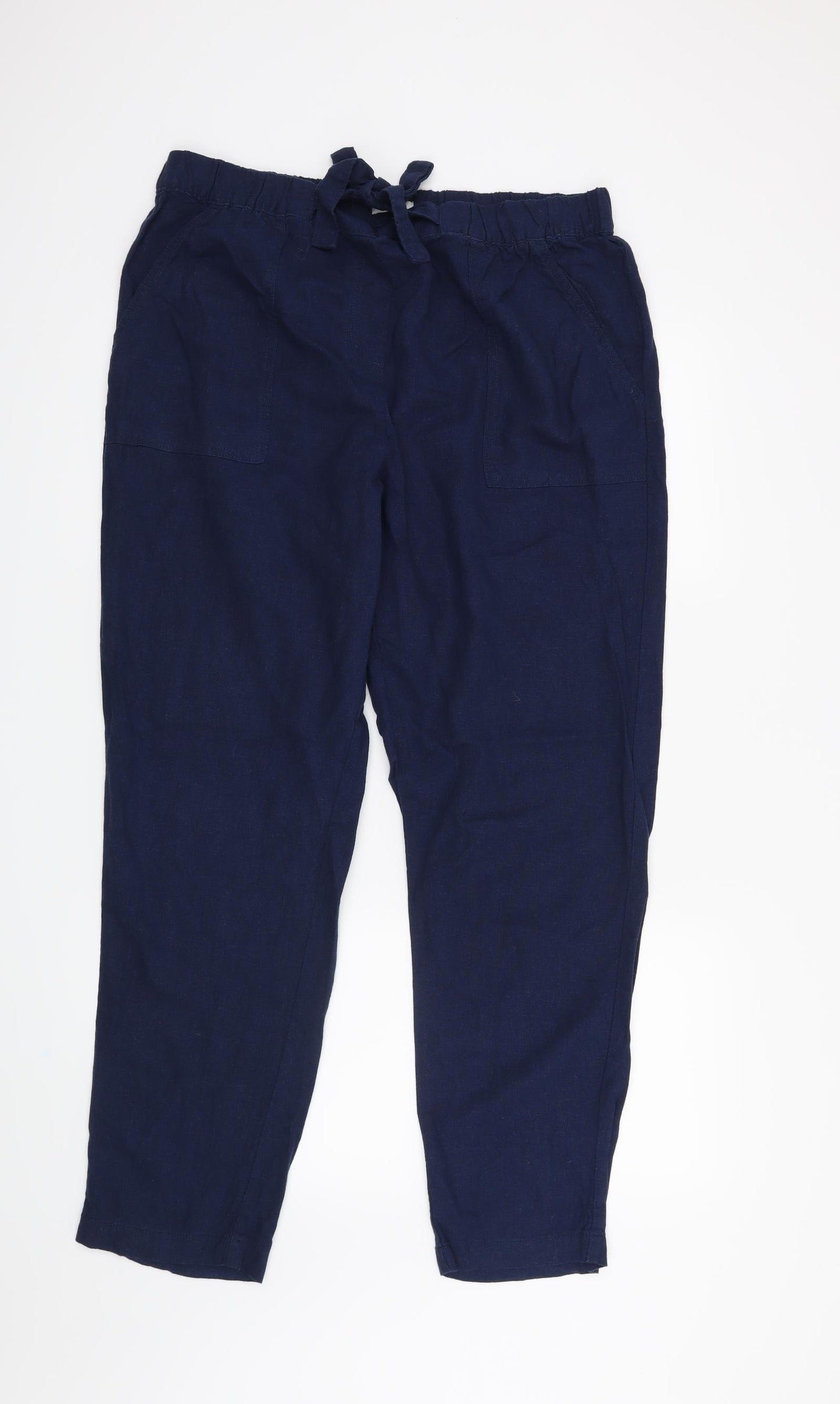 Papaya Womens Blue   Trousers  Size 16 L28 in
