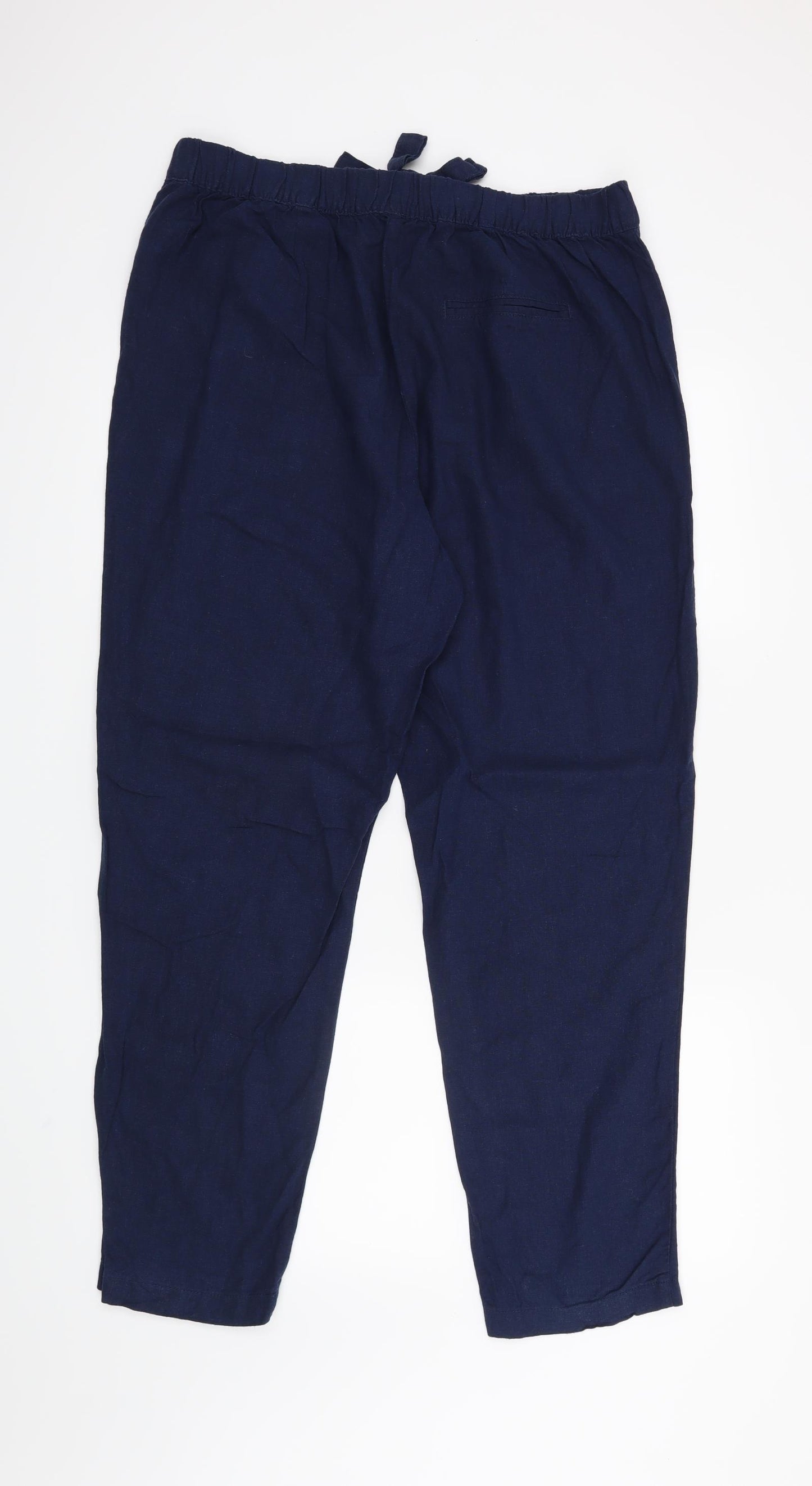 Papaya Womens Blue   Trousers  Size 16 L28 in