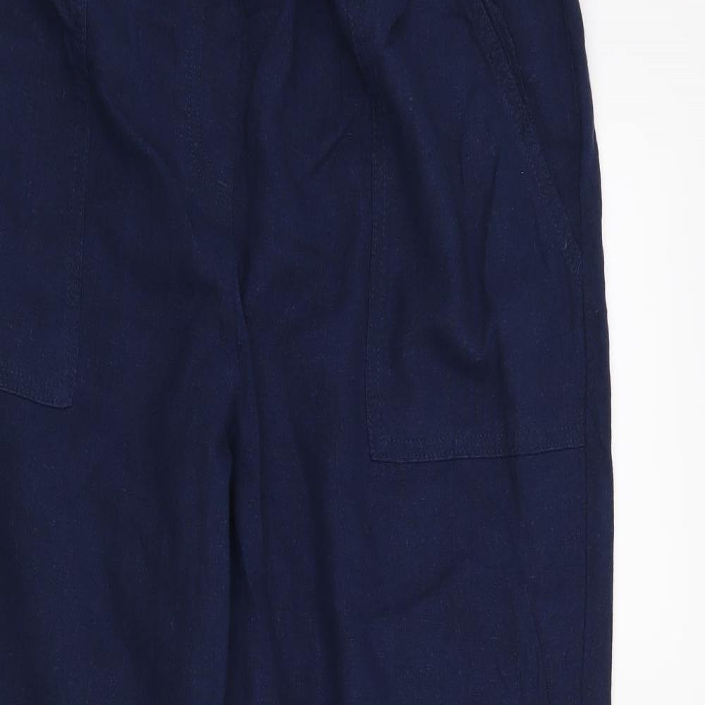 Papaya Womens Blue   Trousers  Size 16 L28 in