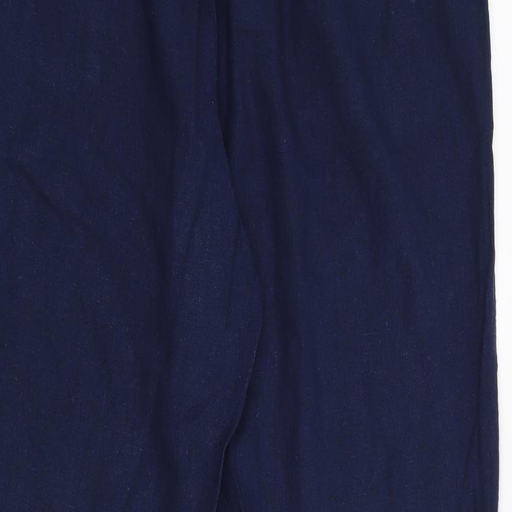 Papaya Womens Blue   Trousers  Size 16 L28 in