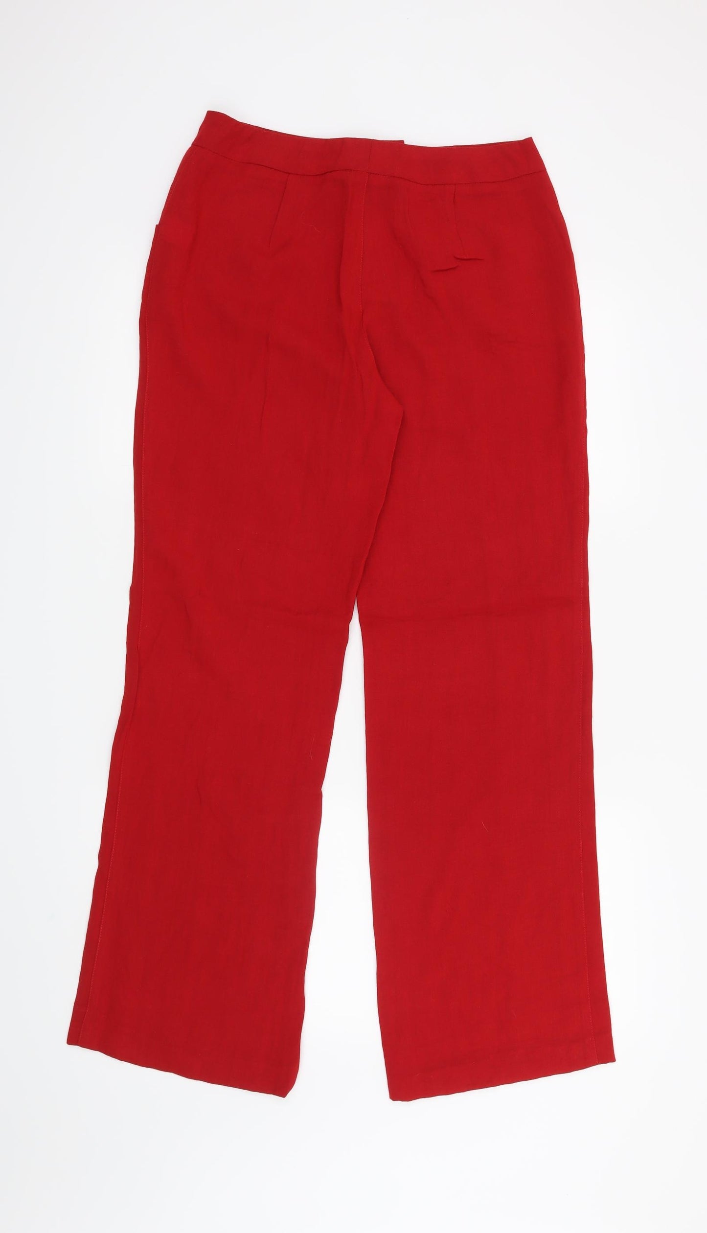 Aria Womens Red   Trousers  Size 10 L29 in