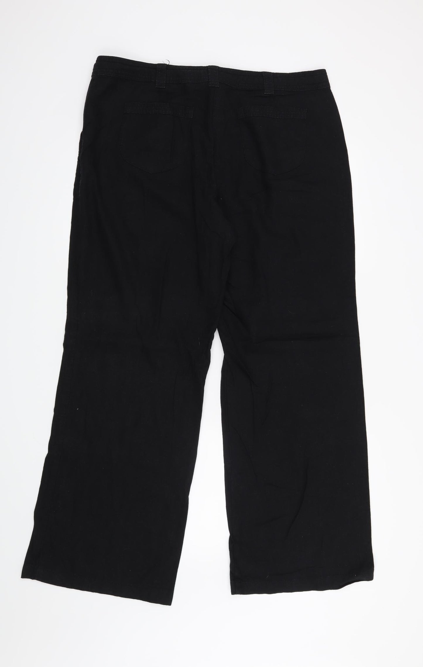 Debenhams Womens Black   Trousers  Size 16 L29 in