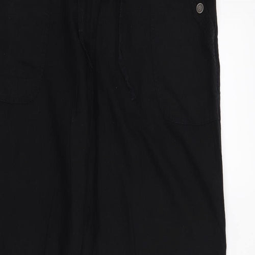 Debenhams Womens Black   Trousers  Size 16 L29 in