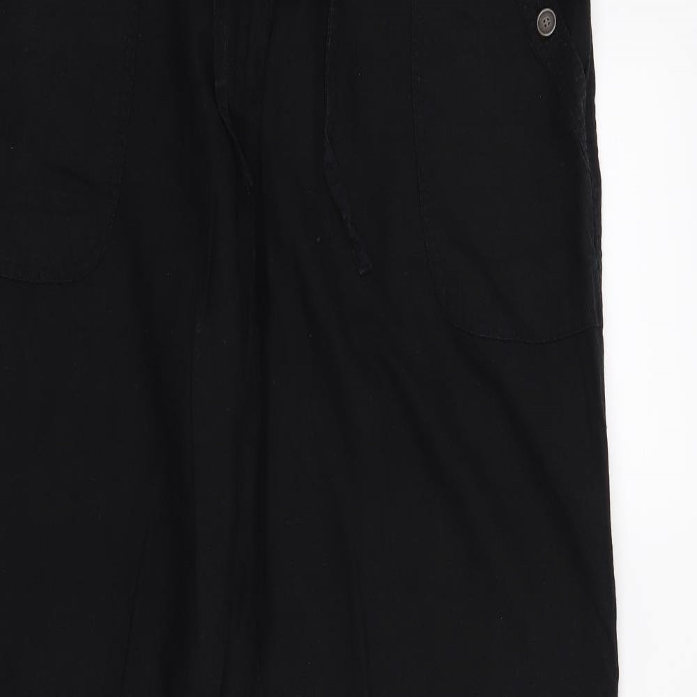 Debenhams Womens Black   Trousers  Size 16 L29 in