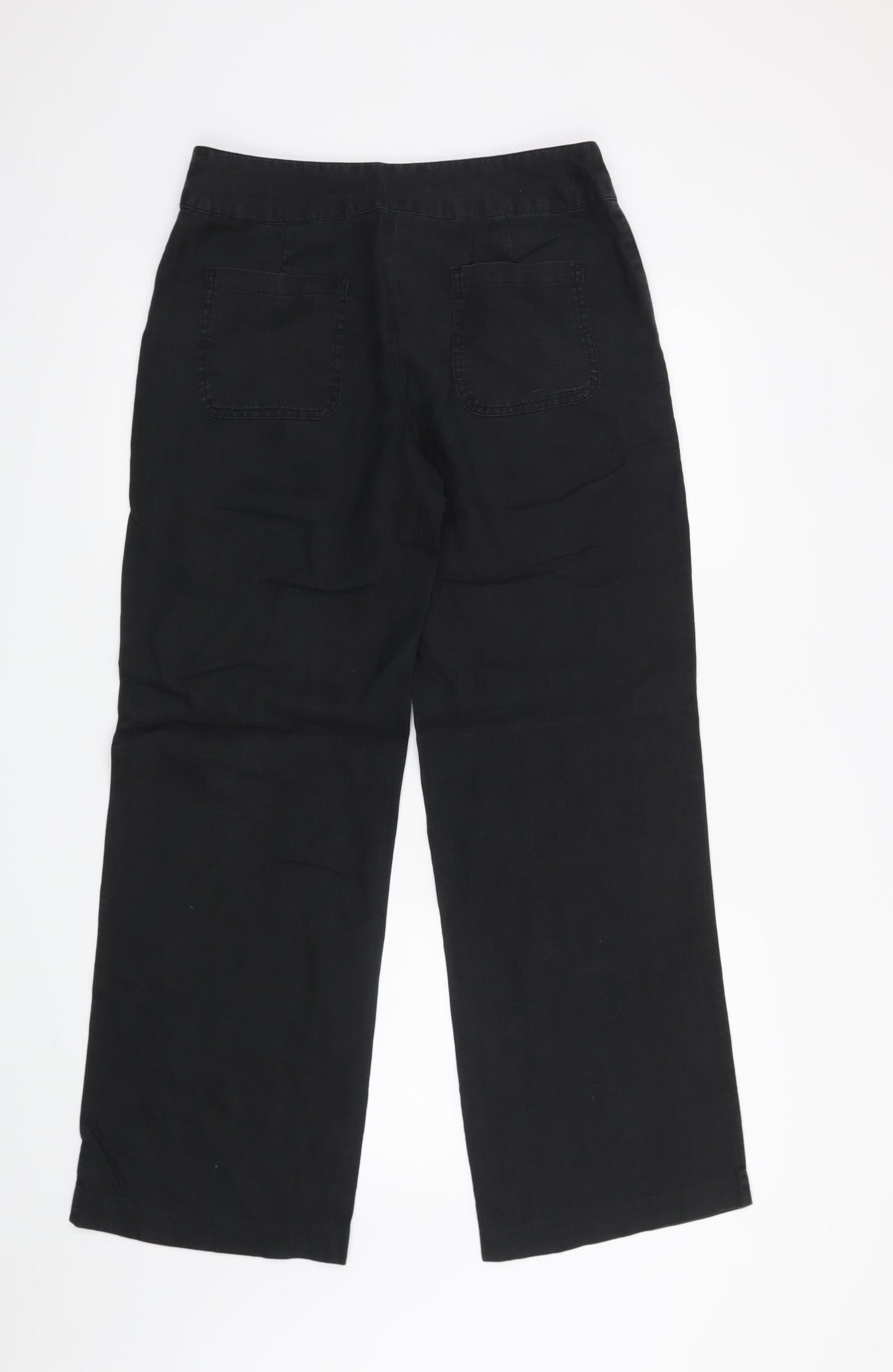 TU Womens Black   Trousers  Size 10 L28 in