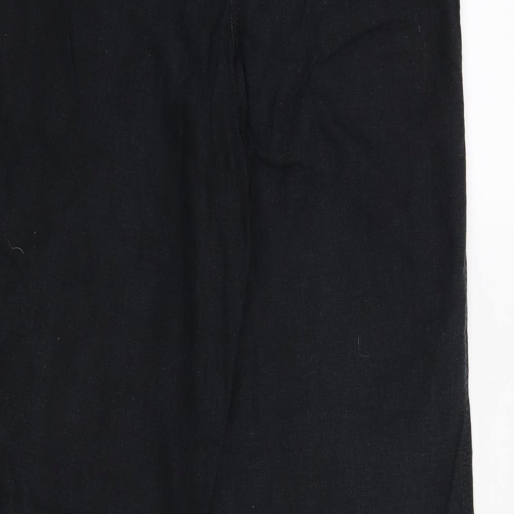 NEXT Womens Black   Trousers  Size 6 L28 in
