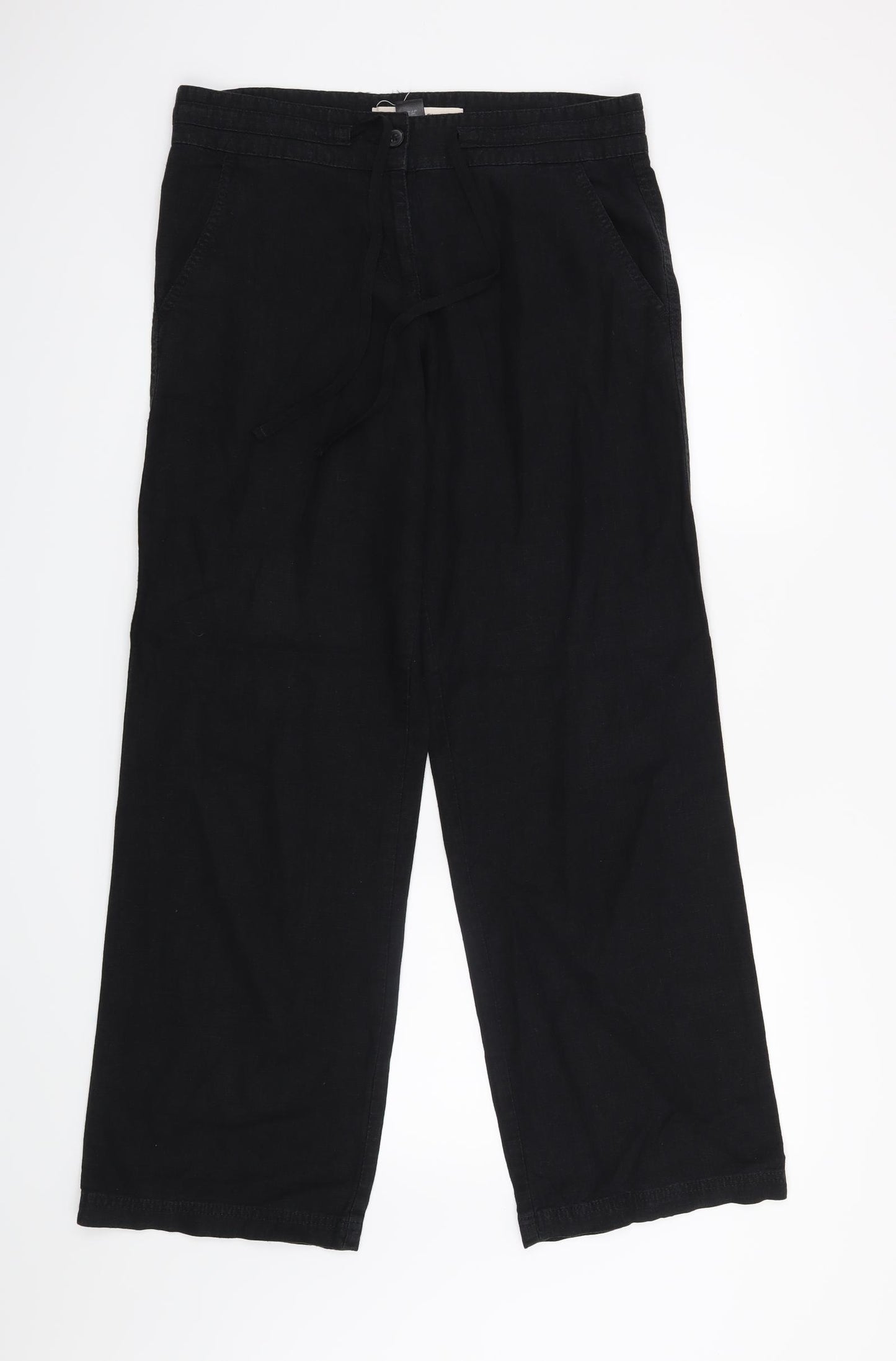 NEXT Womens Black   Trousers  Size 10 L29 in