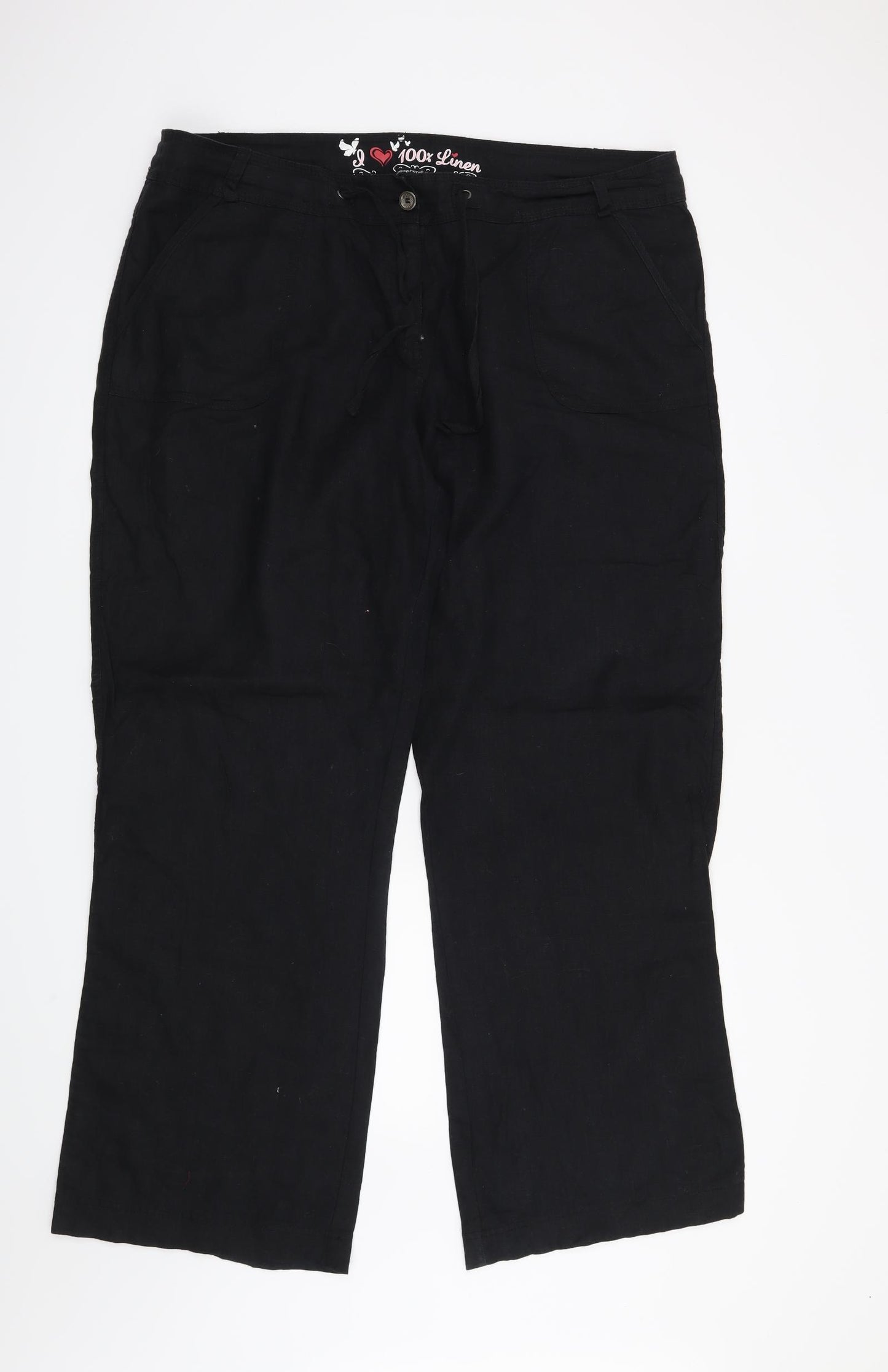 Atmosphere Womens Black   Trousers  Size 20 L29 in