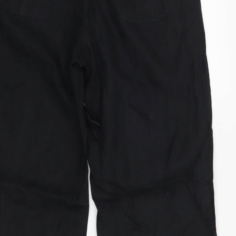 TU Womens Black   Trousers  Size 12 L28 in