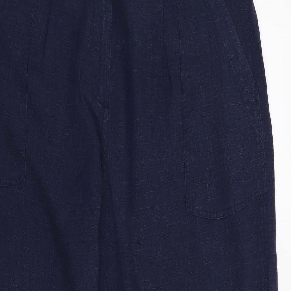 Per Una Womens Blue   Trousers  Size 14 L27 in