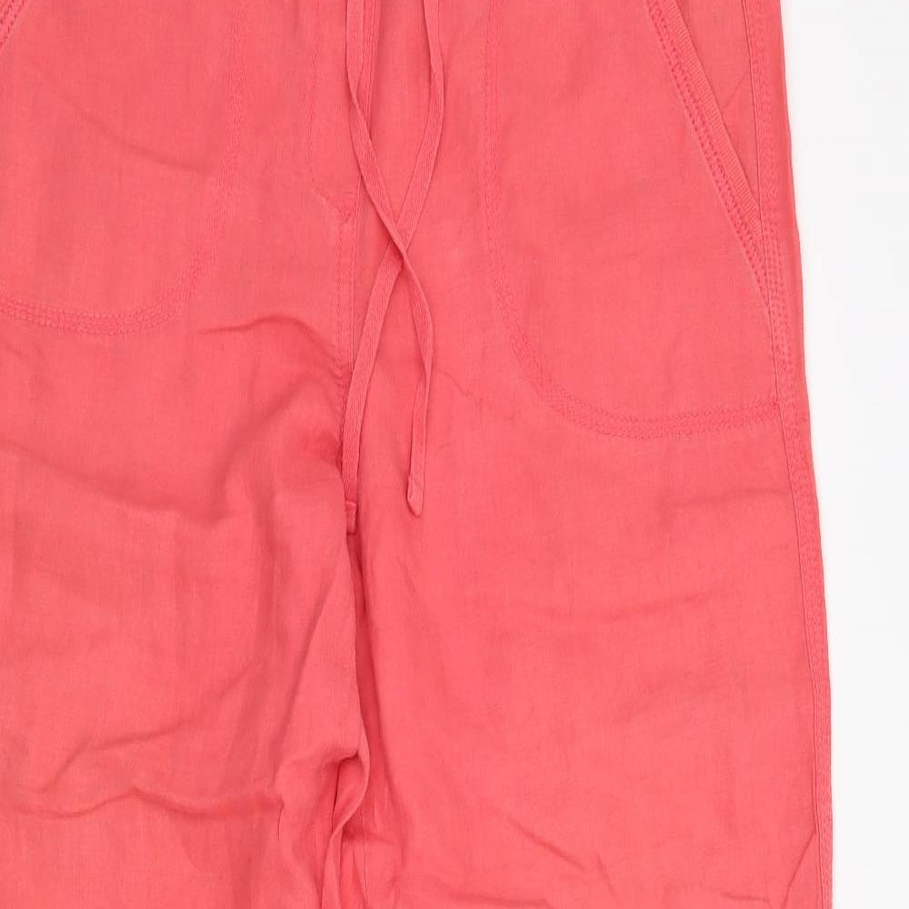 M&S Womens Pink   Trousers  Size 14 L31 in