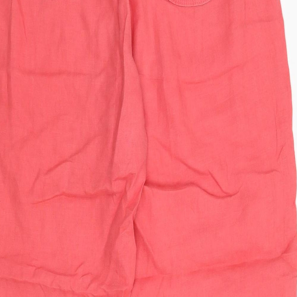 M&S Womens Pink   Trousers  Size 14 L31 in