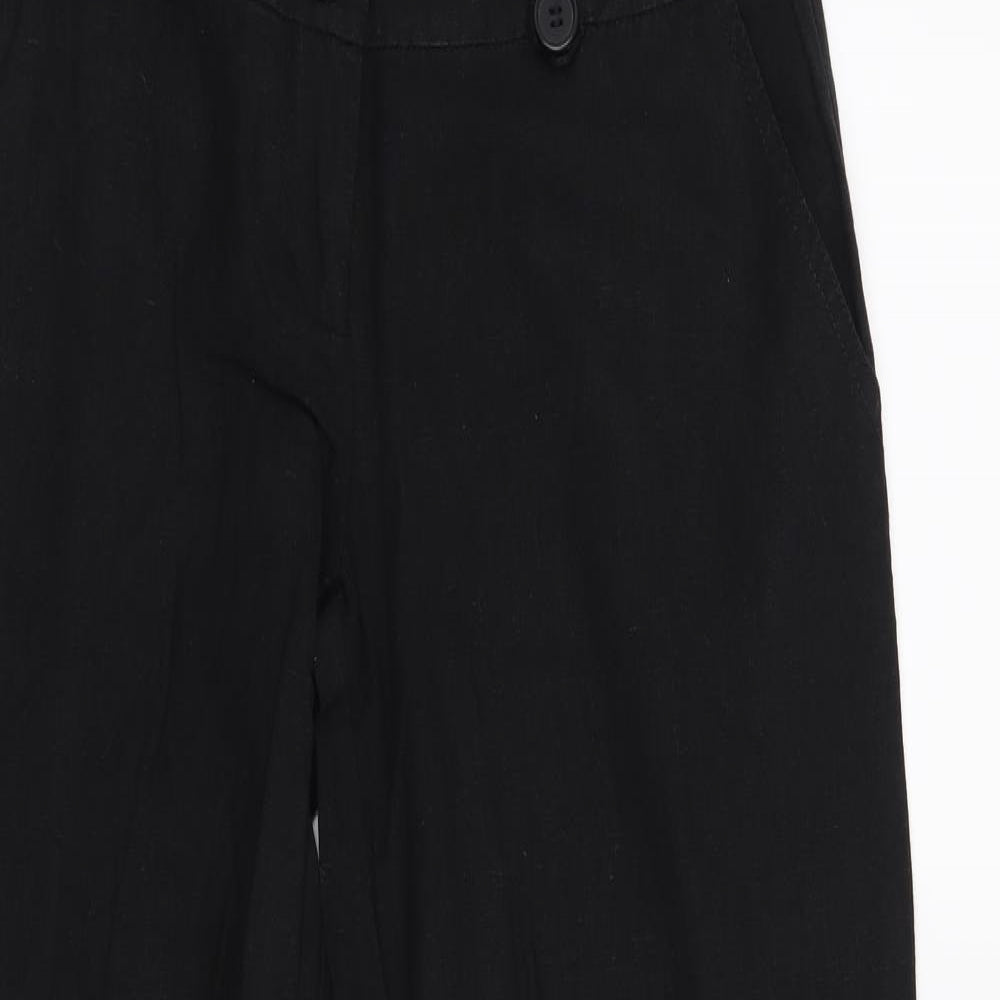 Dorothy Perkins Womens Black   Trousers  Size 8 L31 in