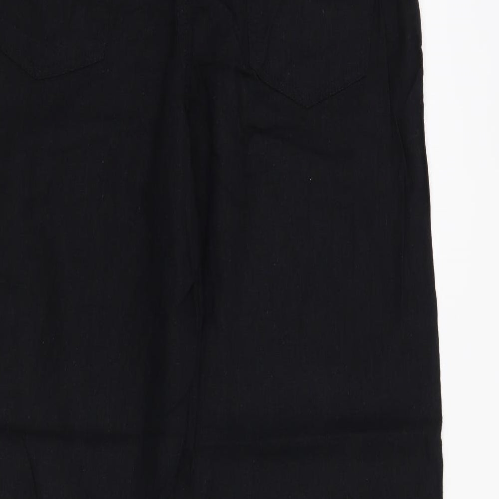 M&Co Womens Black   Trousers  Size 12 L26 in