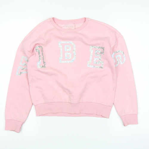 Active Girls Pink   Pullover Jumper Size 10-11 Years