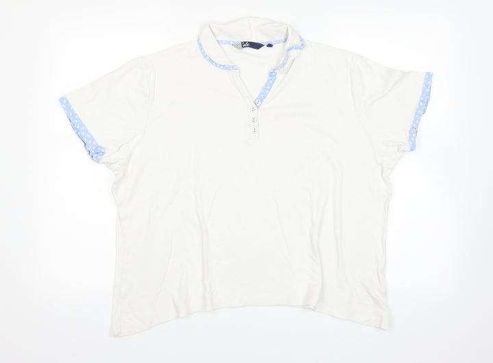 isle Mens White    Polo Size XL