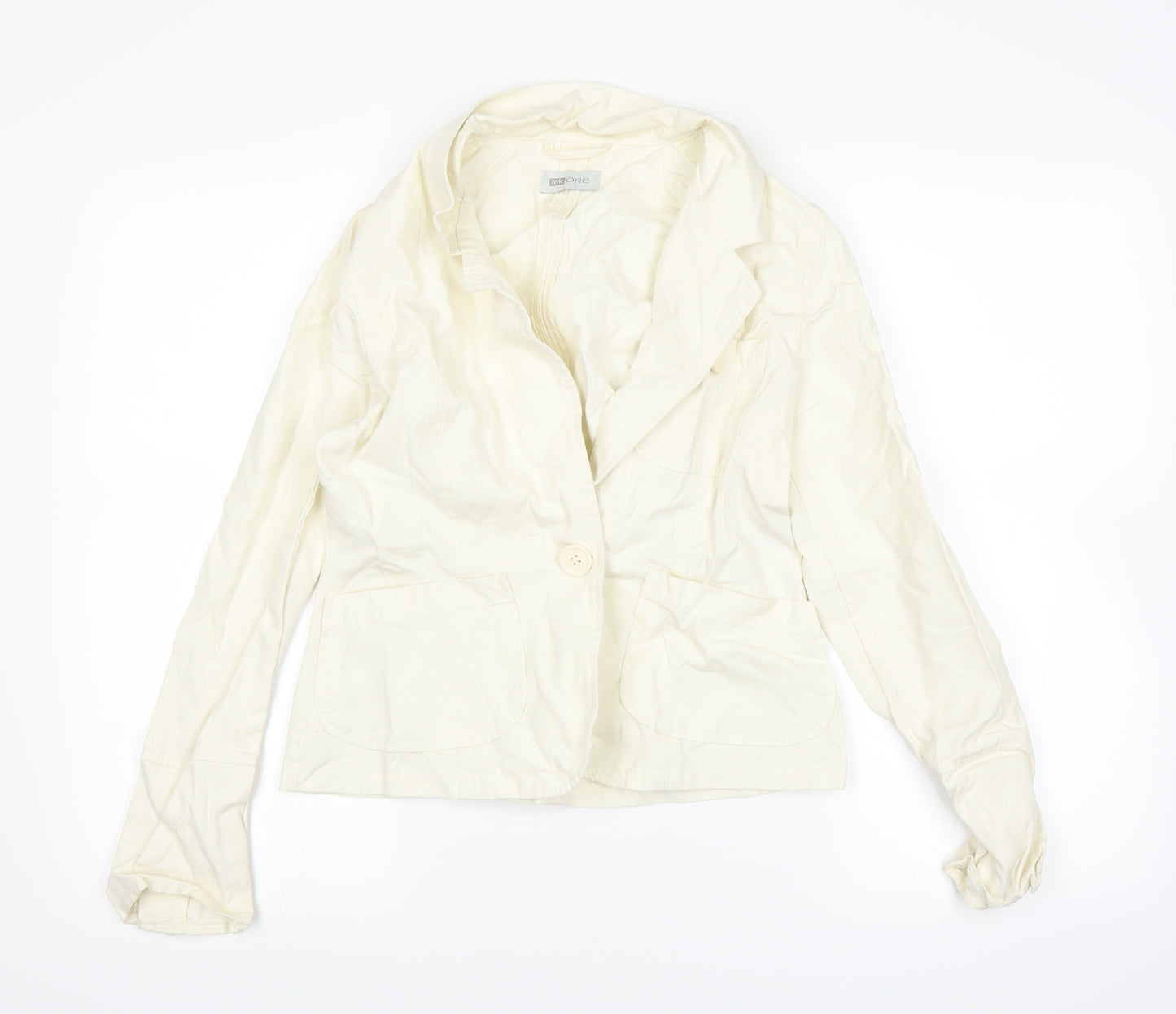 MkOne Womens White   Jacket  Size 10