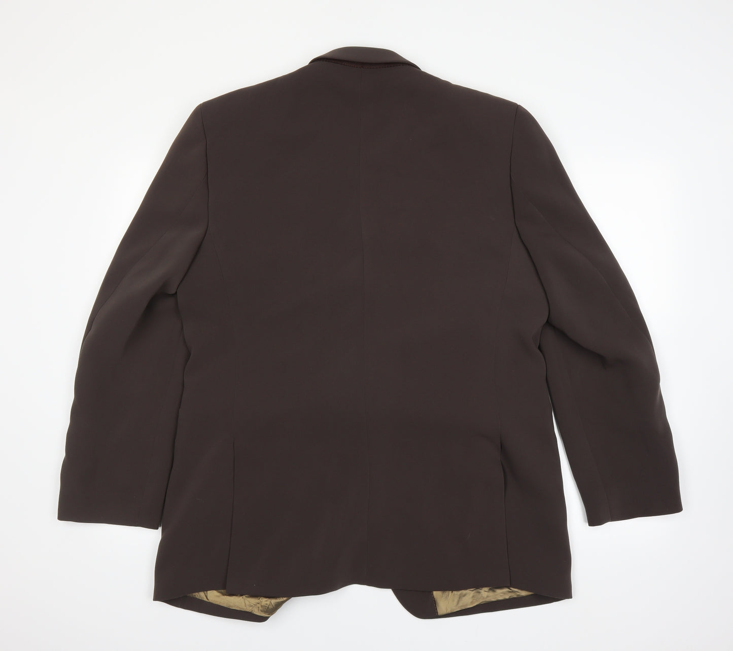 baronjon Mens Brown   Jacket Suit Jacket Size 44