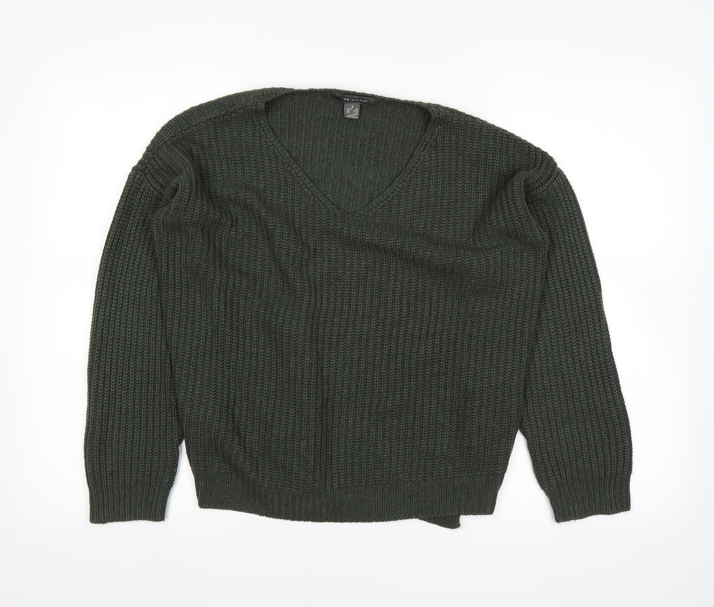 Primark Womens Green   Pullover Jumper Size S