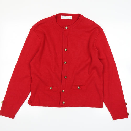st michael Womens Red   Jacket  Size 12