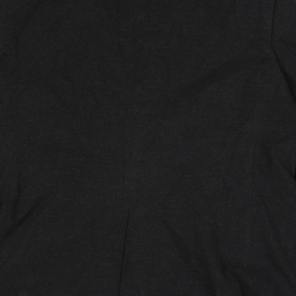 Atlantic Bay Mens Black   Jacket Suit Jacket Size 46