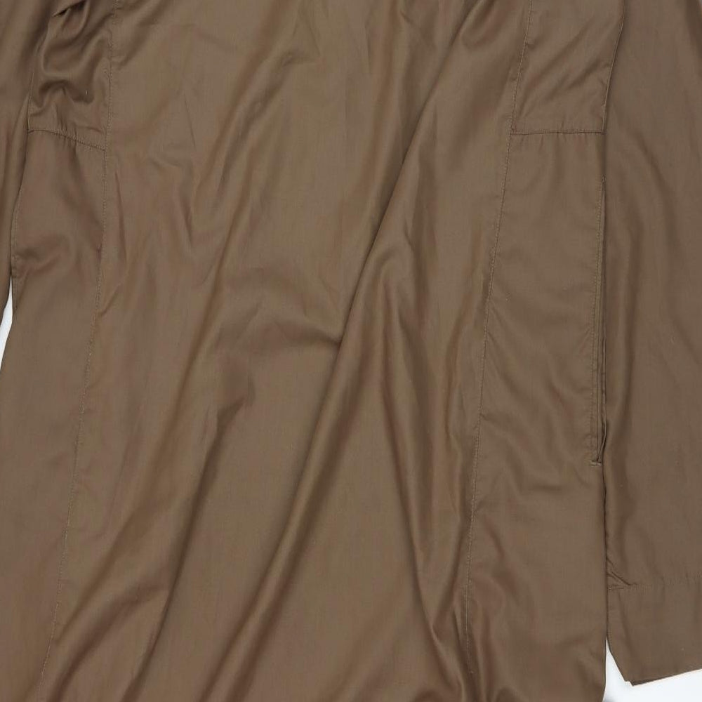 Preworn Mens Brown    Dress Shirt Size XL