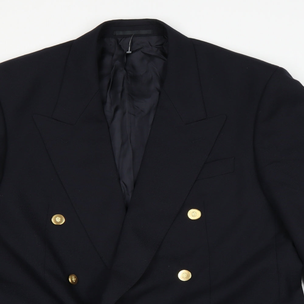 st michael Mens Blue   Jacket Suit Jacket Size 40