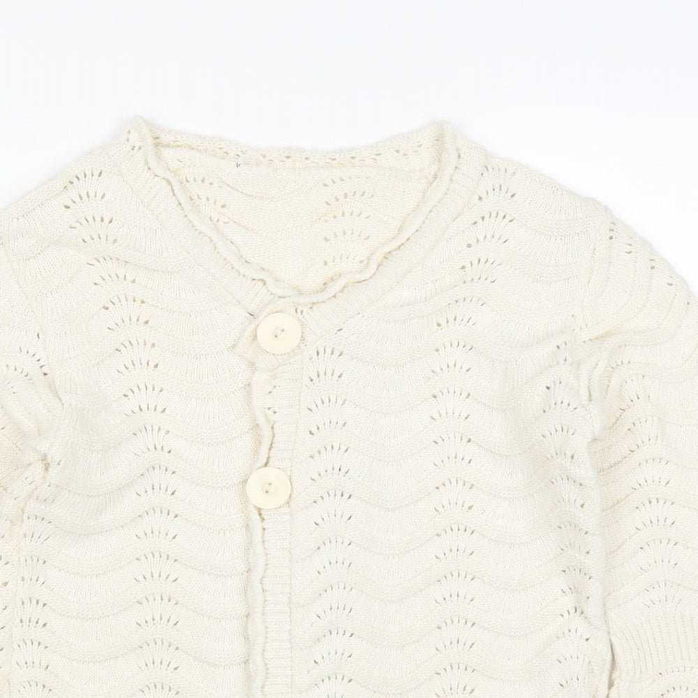 Wardrobe Womens White   Cardigan Jumper Size 12