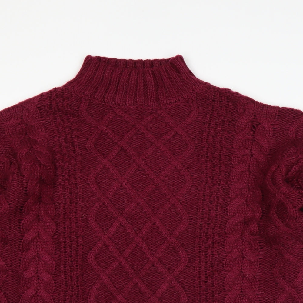 George Womens Purple   Pullover Jumper Size M