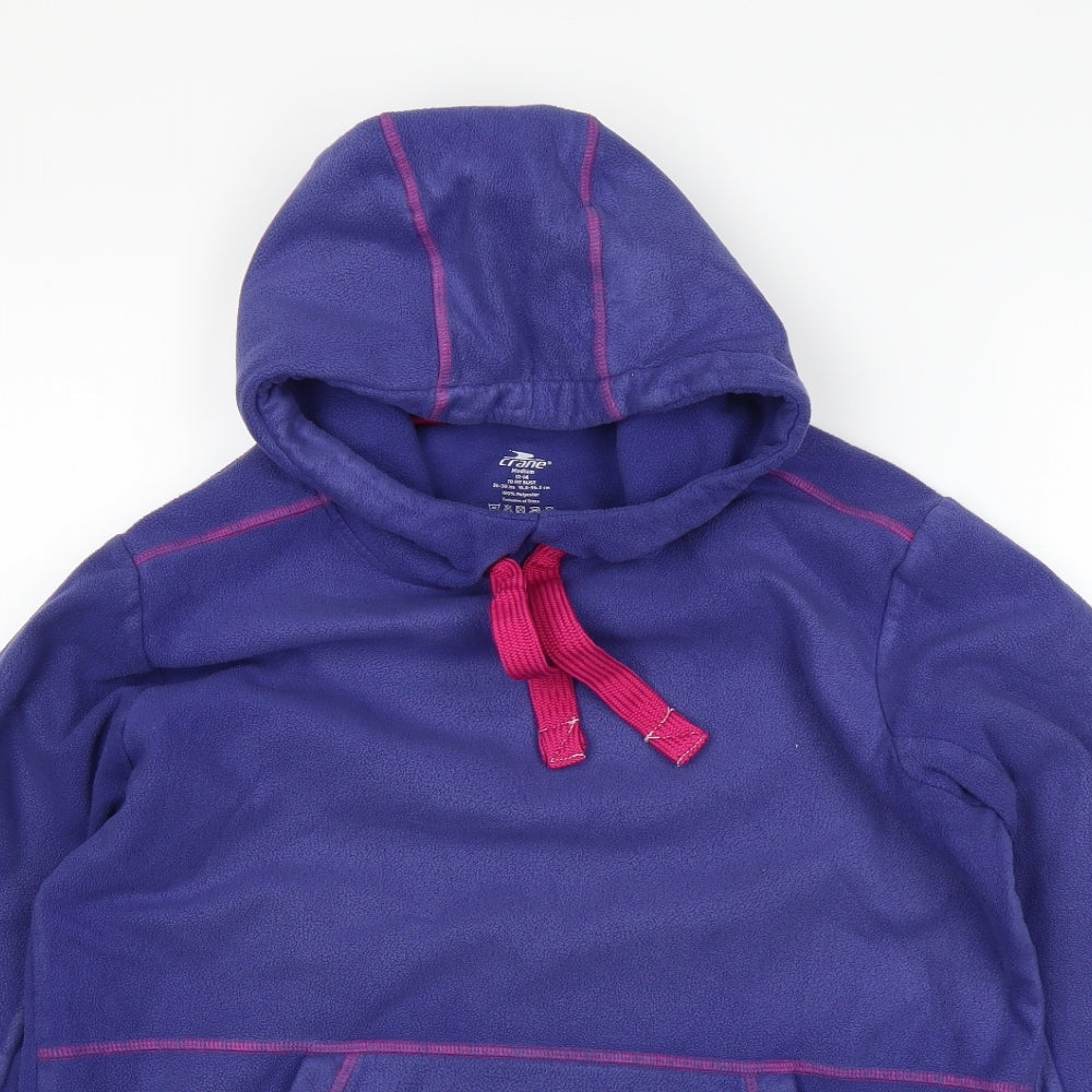 Crane Womens Purple   Pullover Hoodie Size M