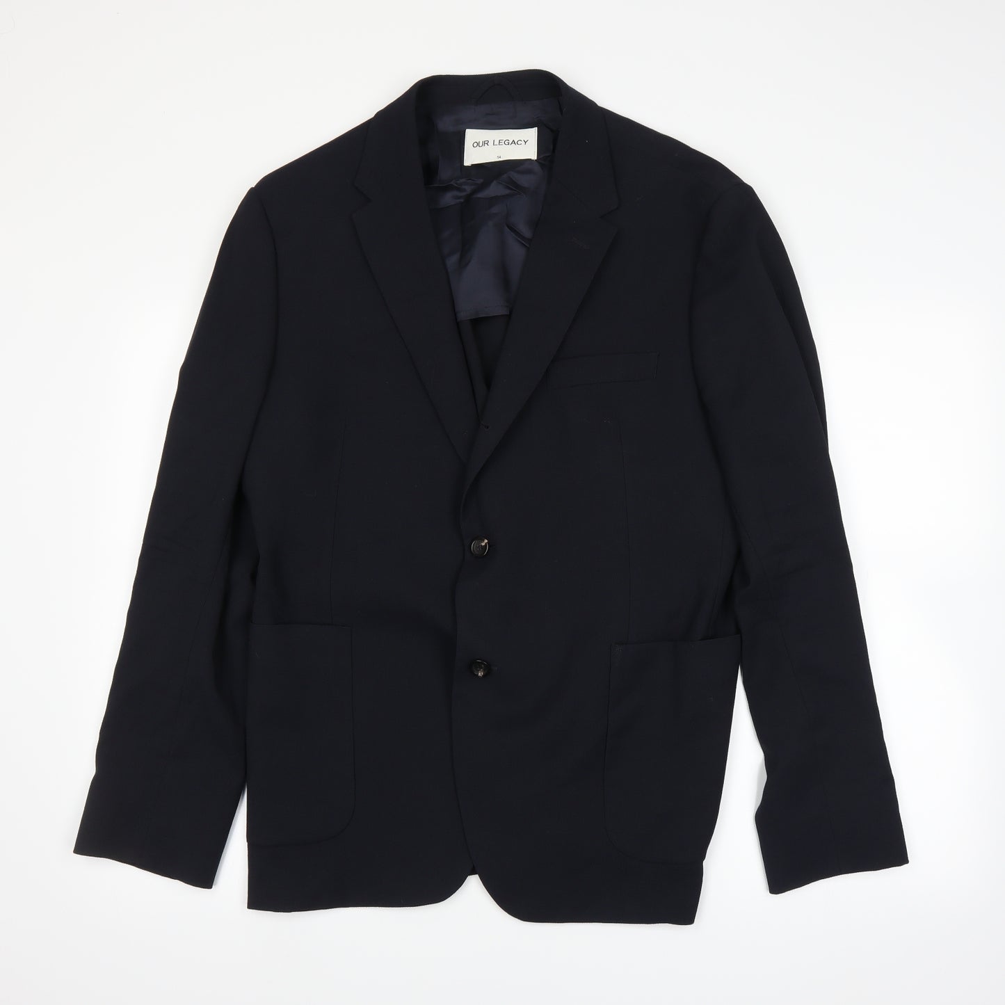 OUR LEGACY Mens Blue   Jacket Suit Jacket Size 44