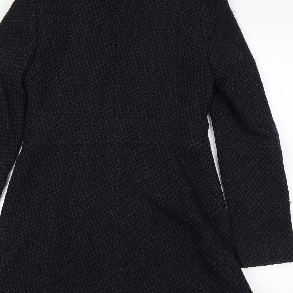 Monsoon Womens Blue   Overcoat Coat Size 10