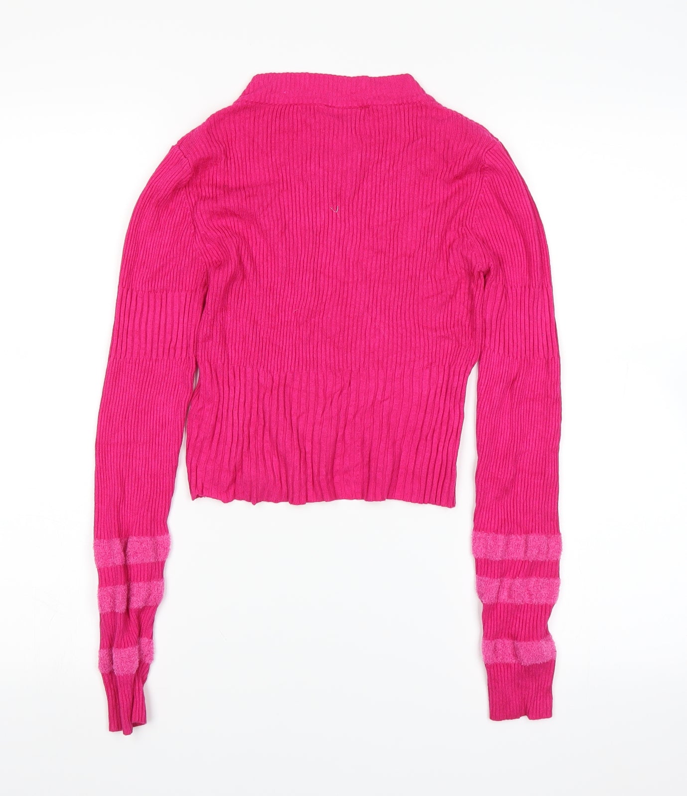 Topshop Womens Pink   Basic T-Shirt Size 10