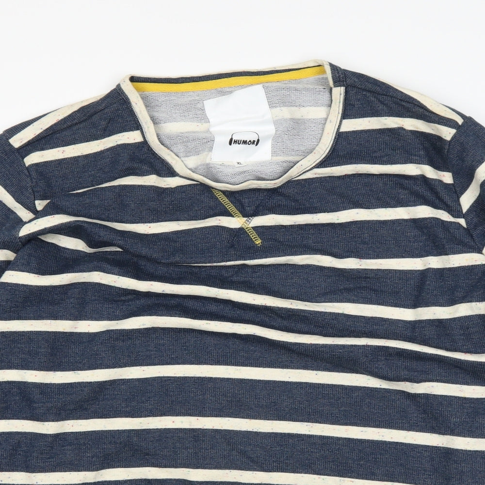 HUMOUR Mens Blue   Pullover Jumper Size XL