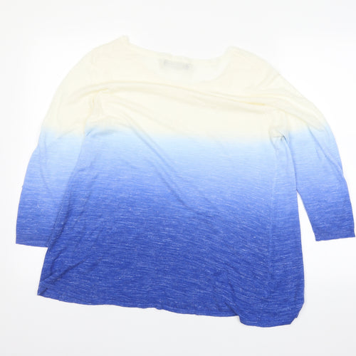 Marks and Spencer Womens Blue   Basic T-Shirt Size L