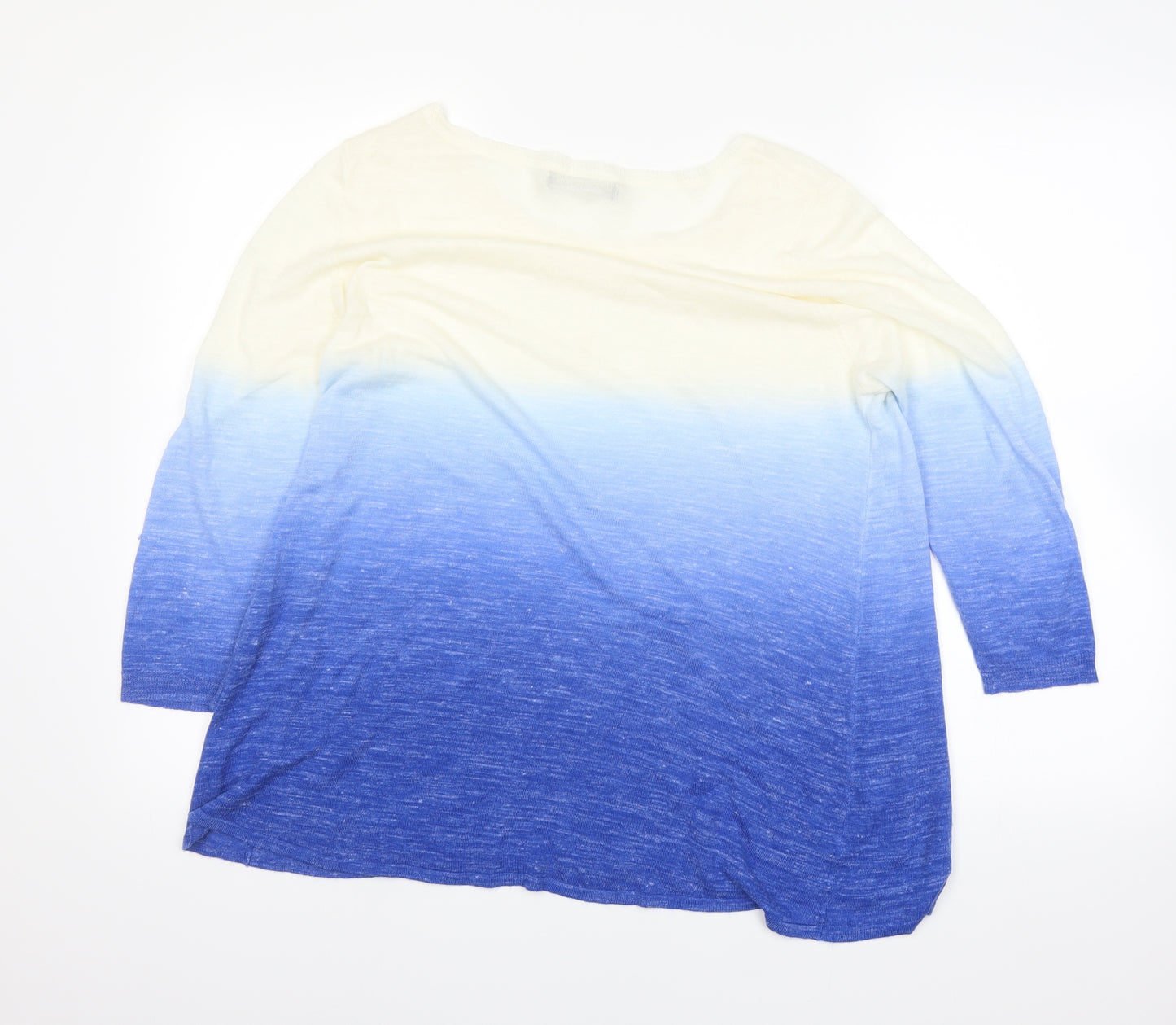Marks and Spencer Womens Blue   Basic T-Shirt Size L