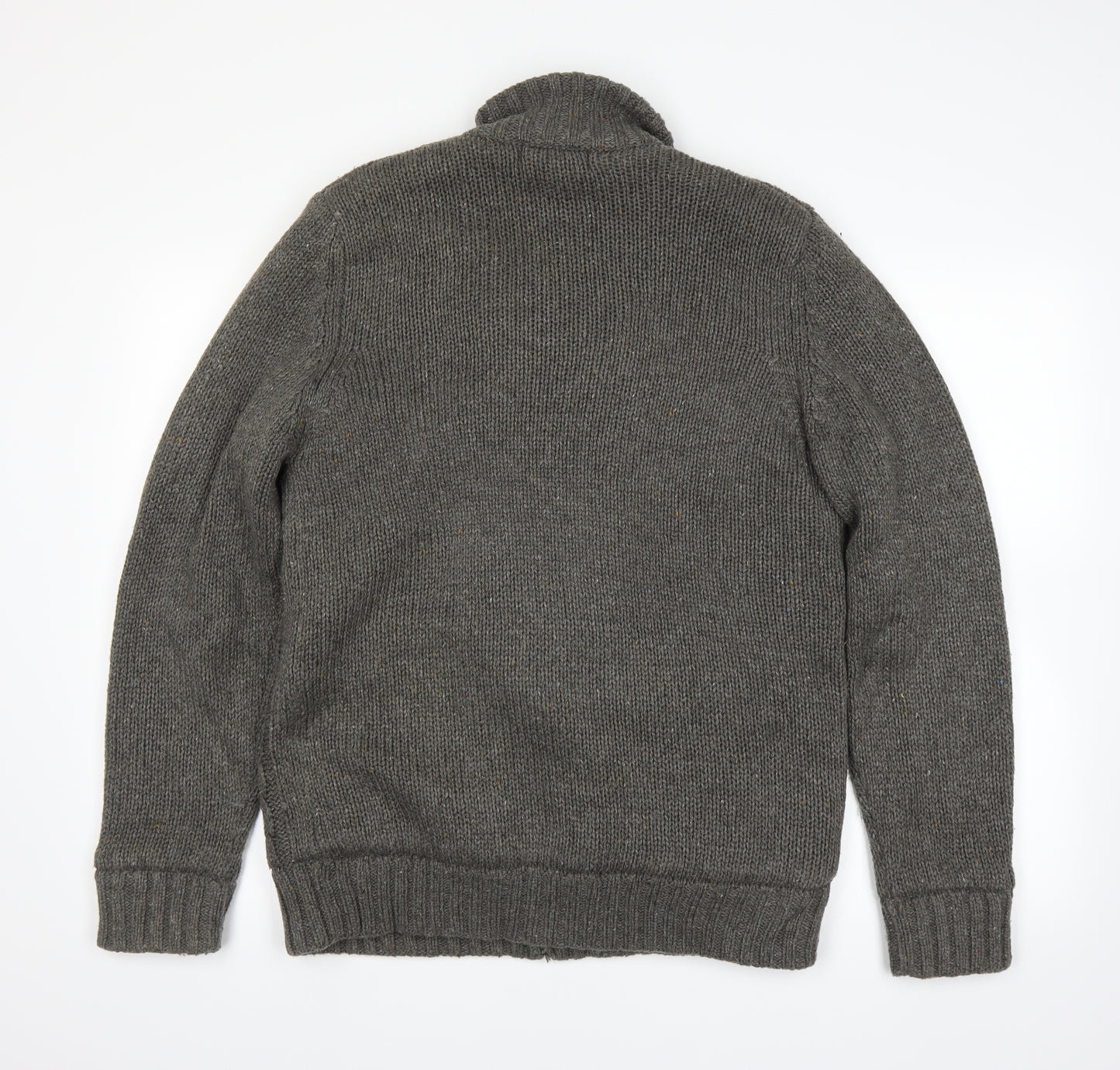 George Mens Brown   Full Zip Jumper Size M