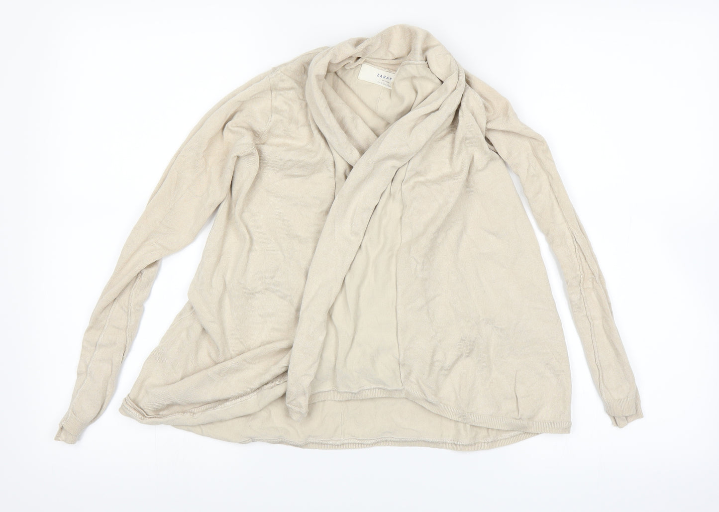 Zara Womens White   Cardigan Jumper Size S