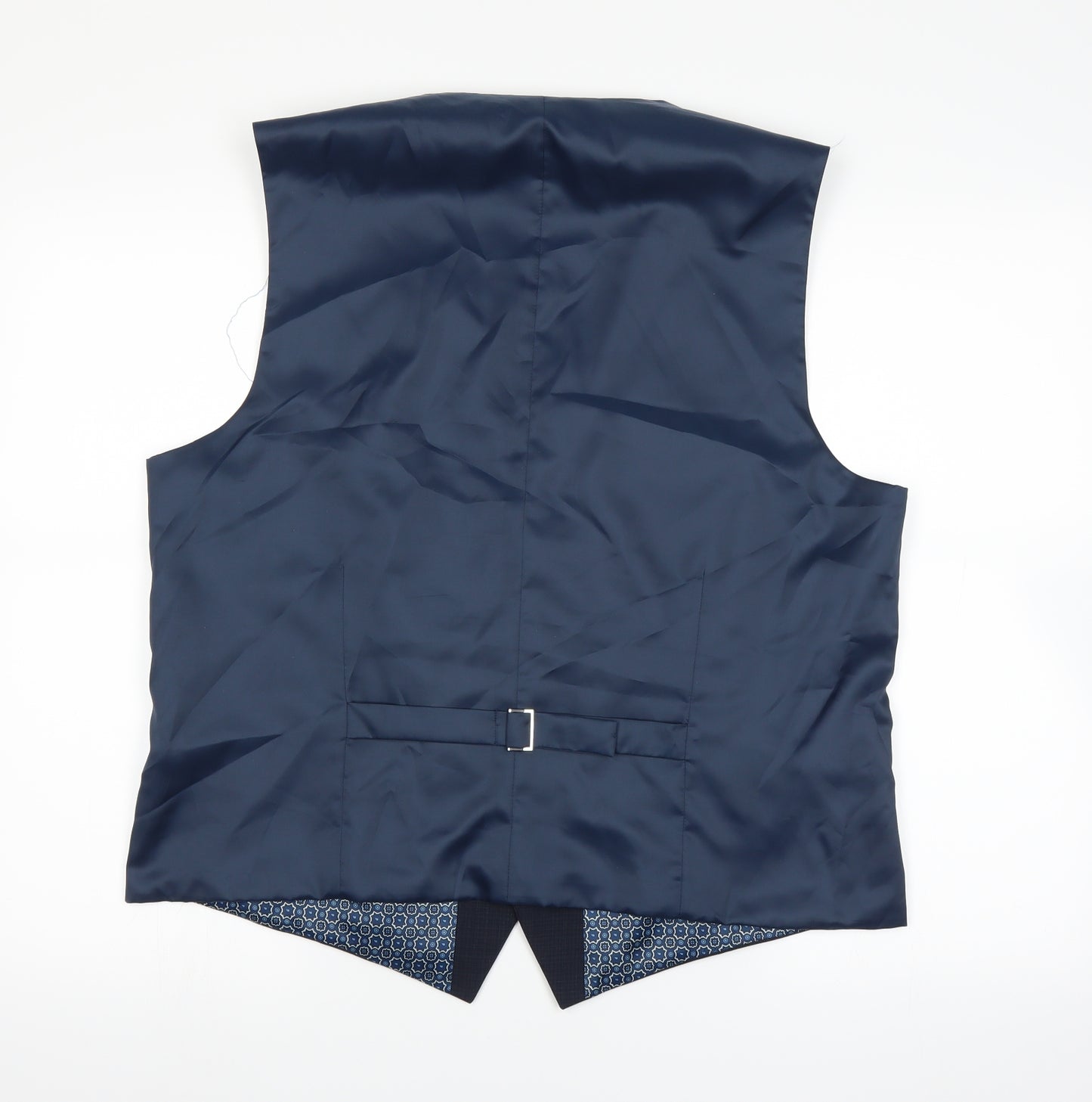 Racing Green Mens Blue    Suit Waistcoat Size 44
