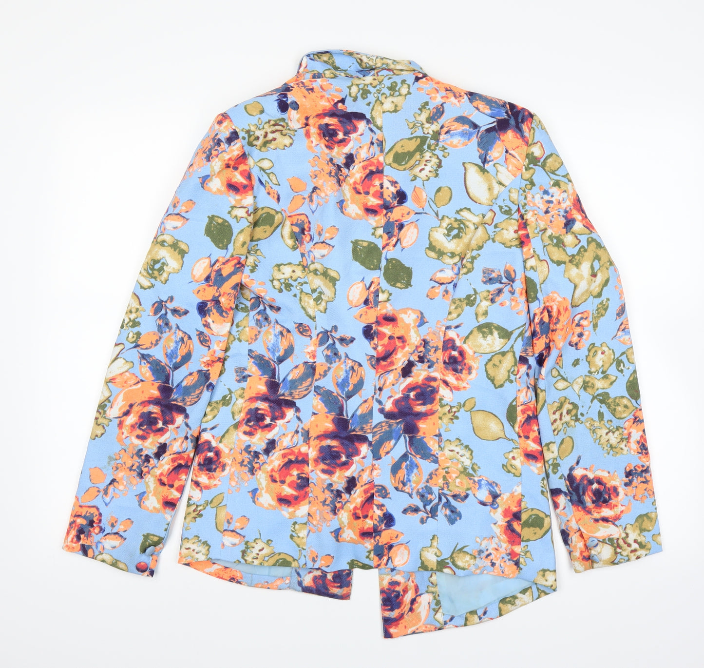 Missguided Womens Blue Floral  Jacket  Size 10